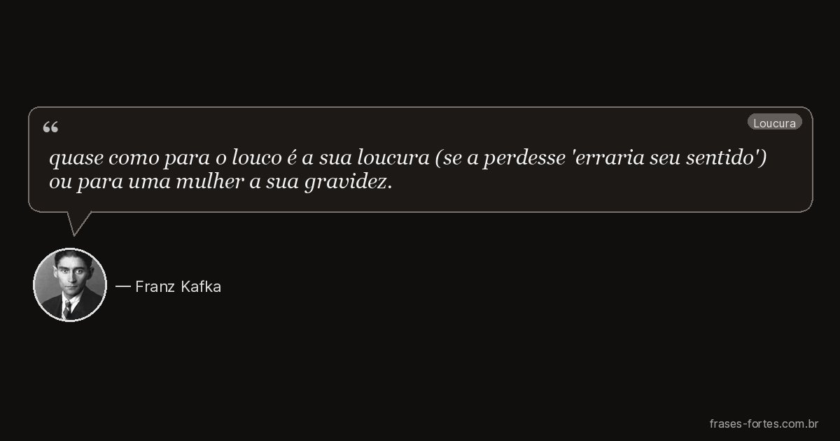Frase de Franz Kafka