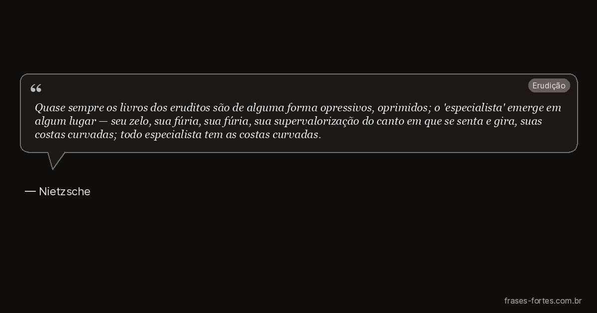 Frase de Nietzsche