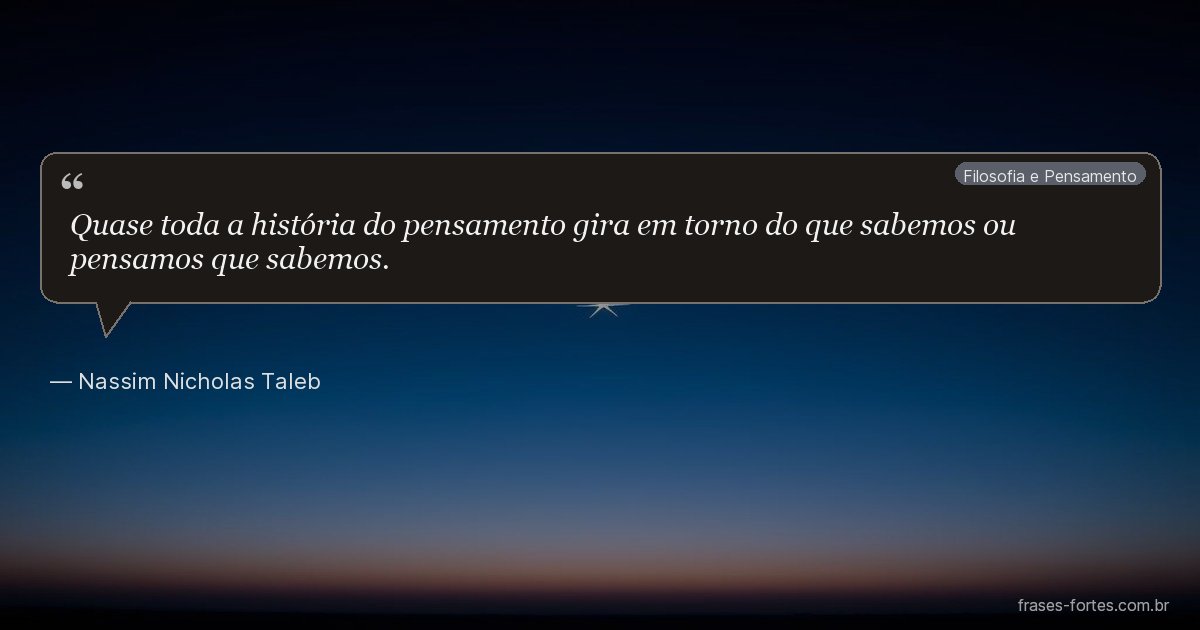 Frase de Nassim Nicholas Taleb