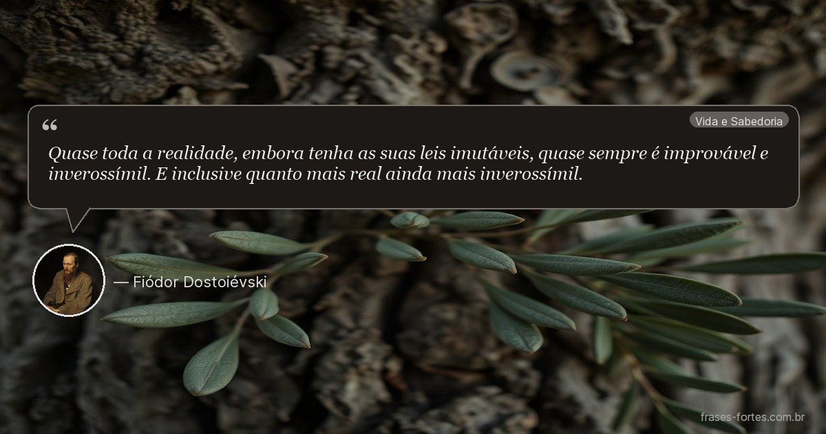 Frase de Fiódor Dostoiévski