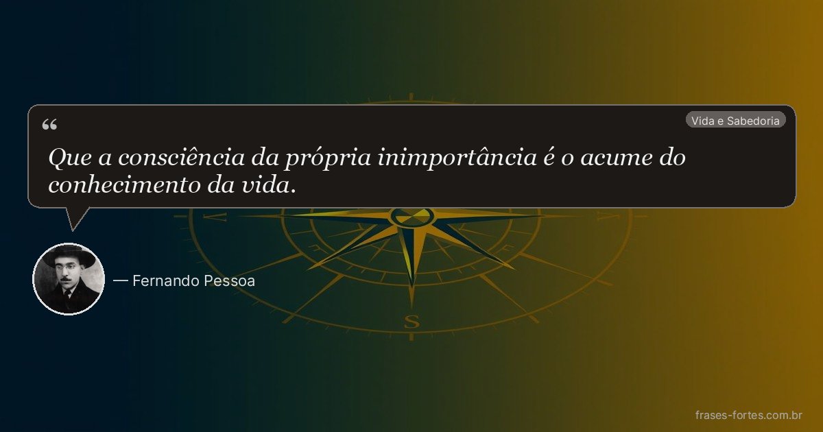 Frase de Fernando Pessoa