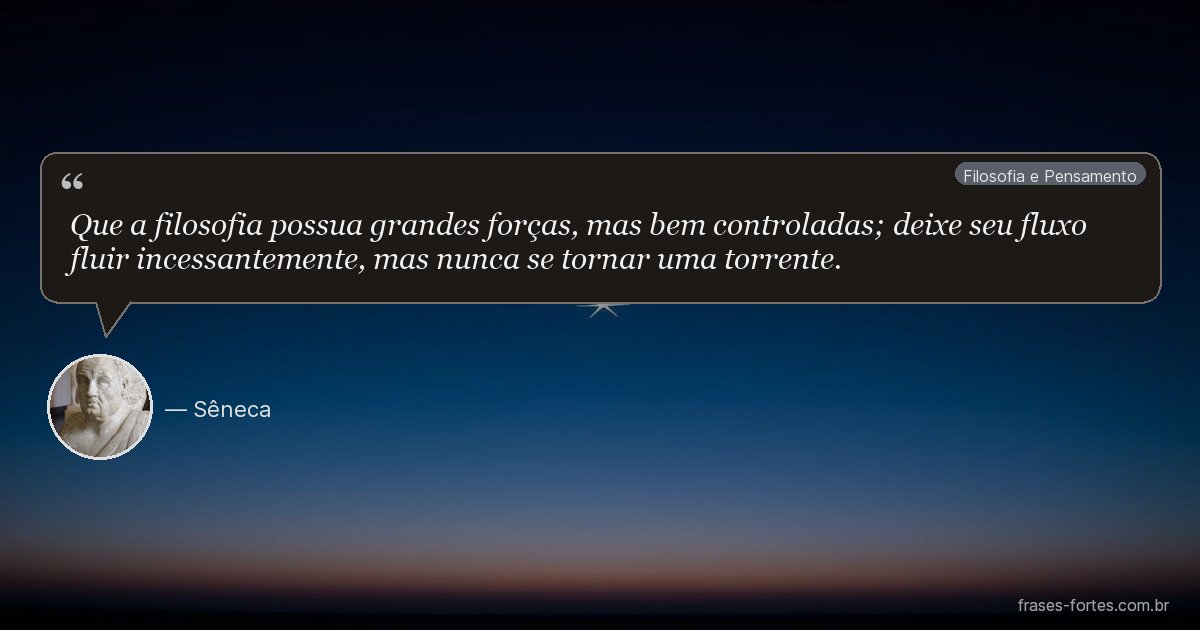 Frase de Sêneca