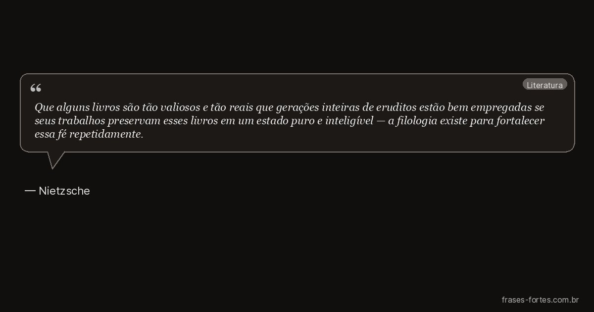 Frase de Nietzsche