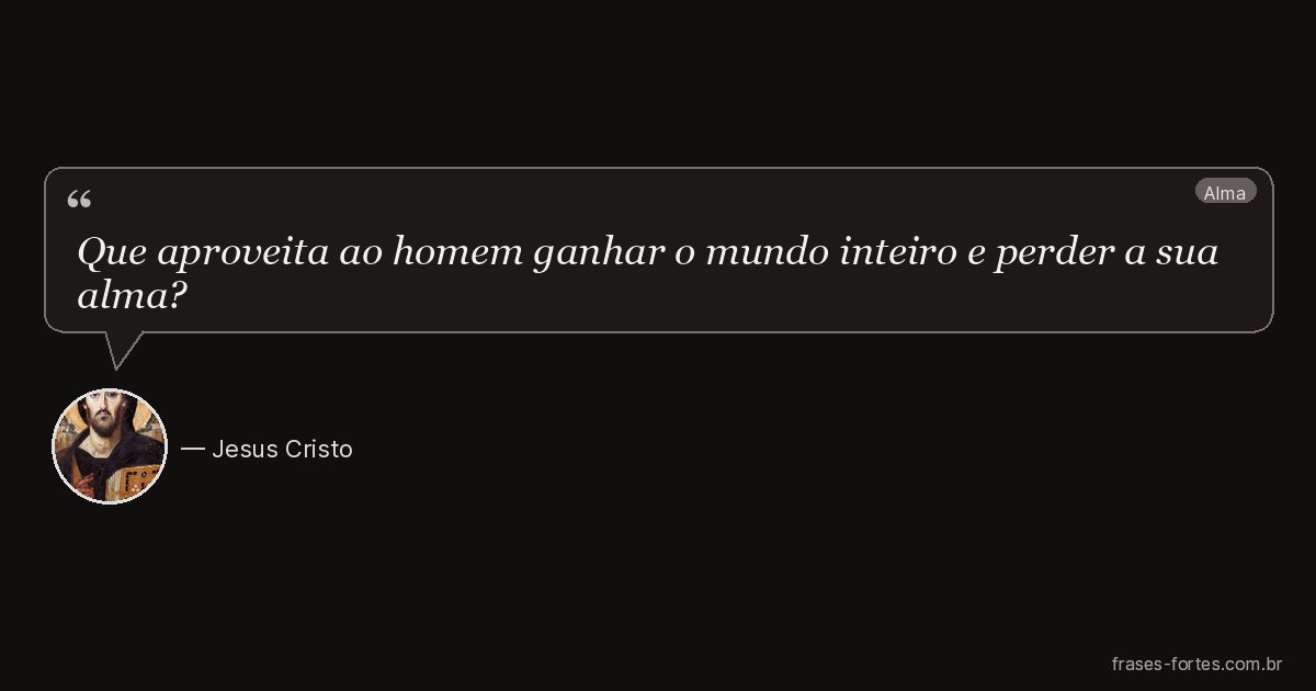 Frase de Jesus Cristo