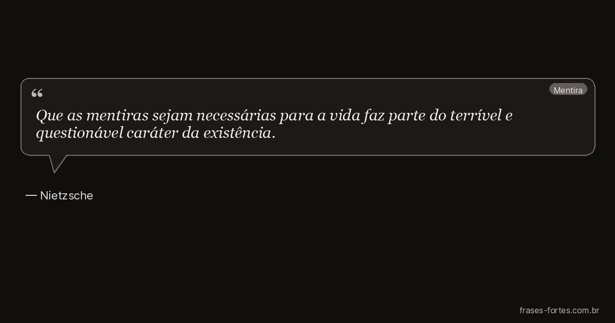 Frase de Nietzsche