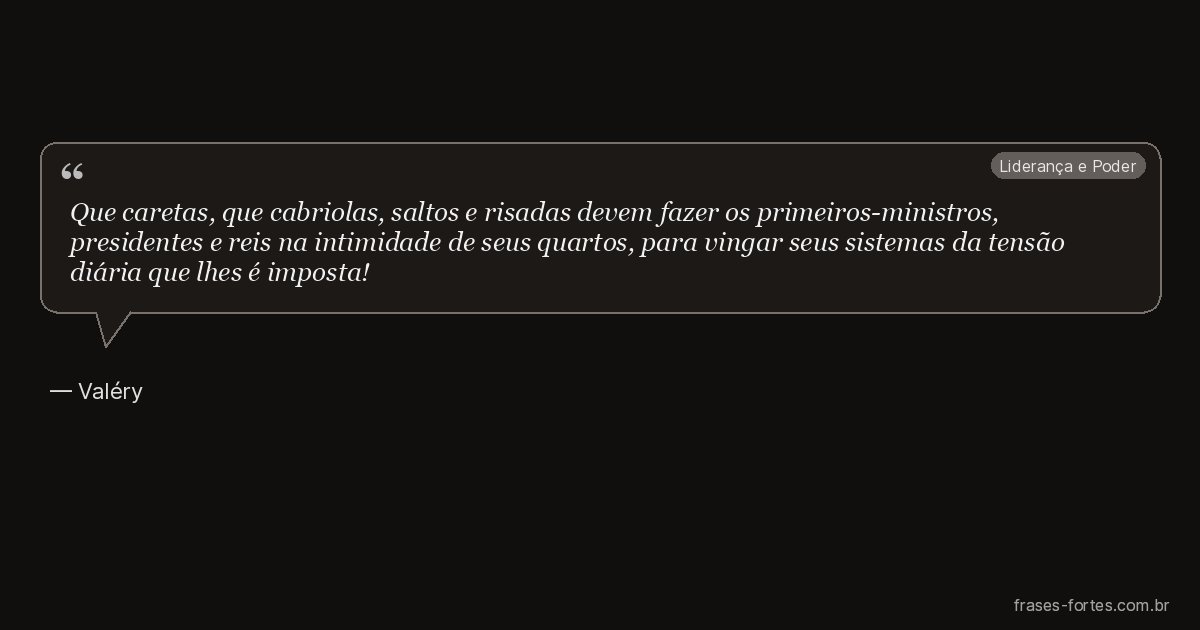 Frase de Valéry