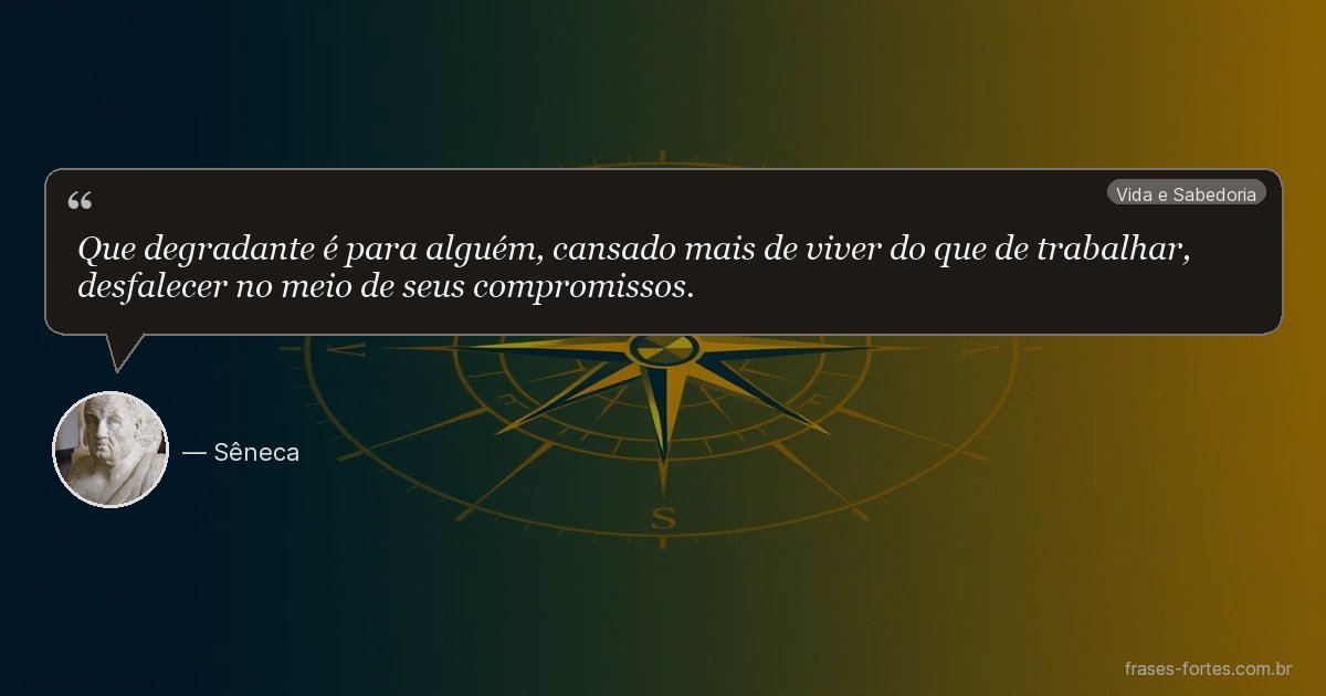 Frase de Sêneca