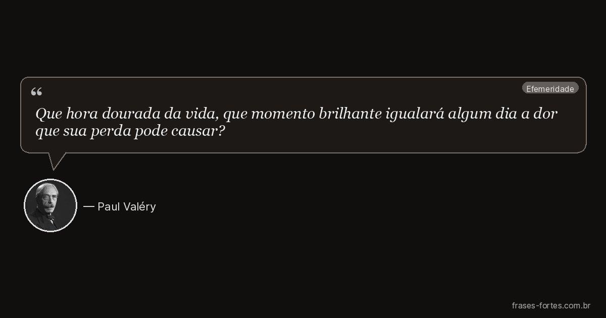Frase de Paul Valéry