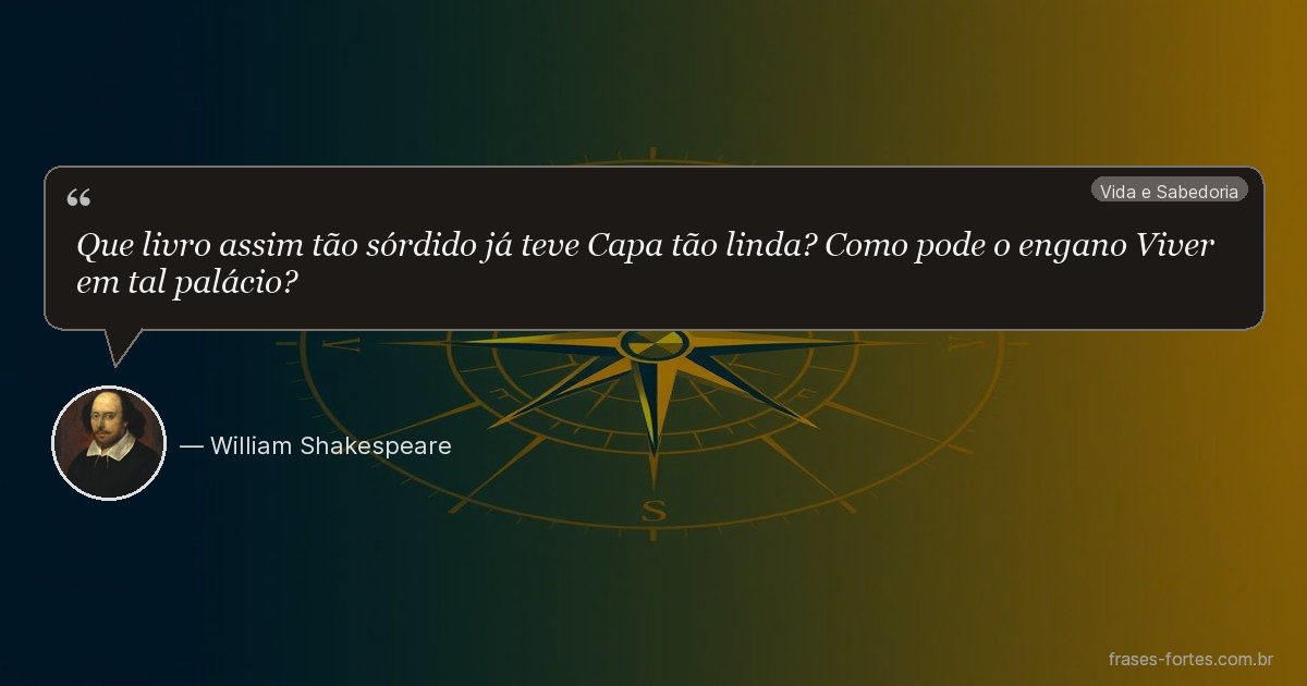 Frase de William Shakespeare