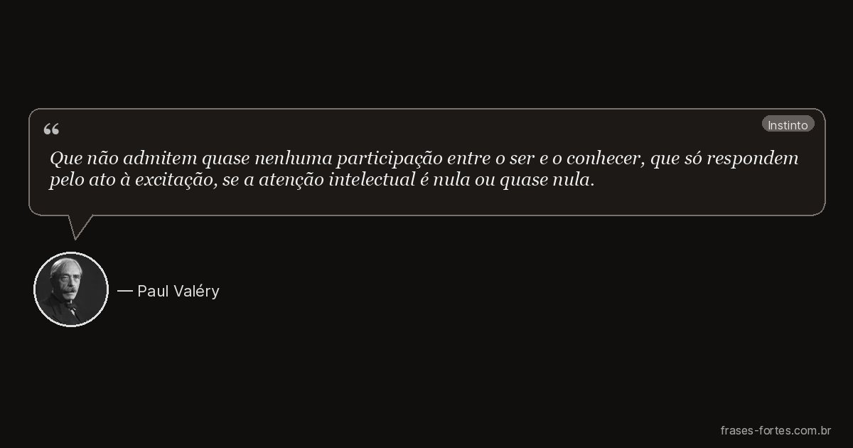 Frase de Paul Valéry