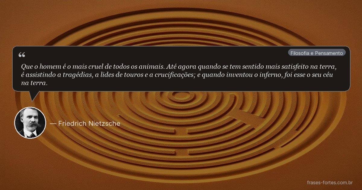 Frase de Friedrich Nietzsche
