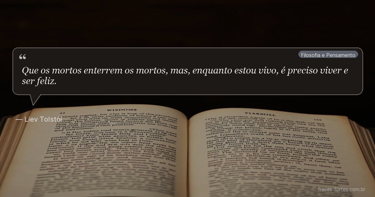 Frase de Liev Tolstói