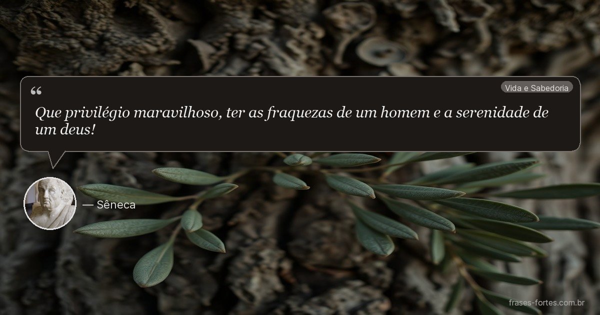 Frase de Sêneca