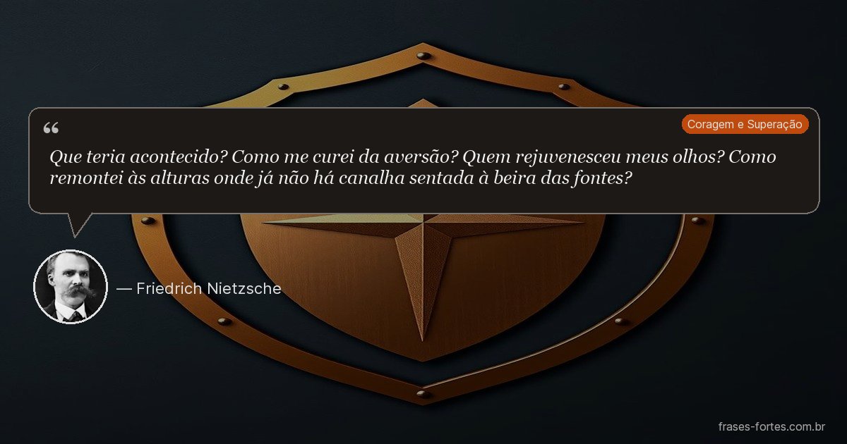 Frase de Friedrich Nietzsche