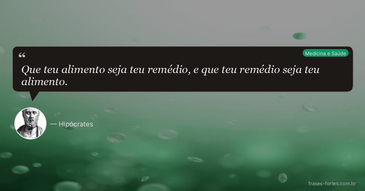 Frase de Hipócrates