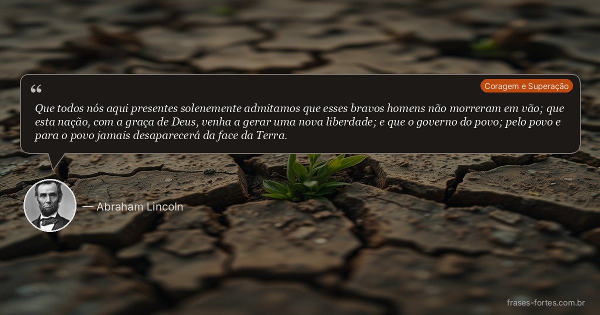 Frase de Abraham Lincoln