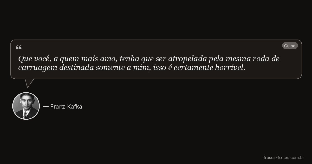 Frase de Franz Kafka