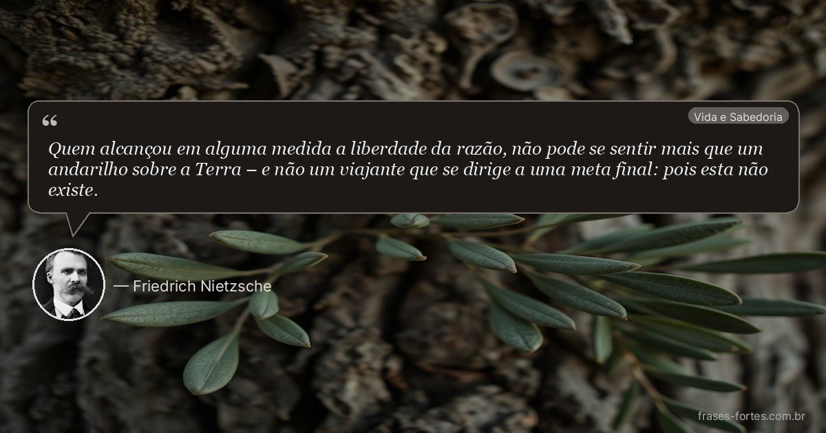 Frase de Friedrich Nietzsche