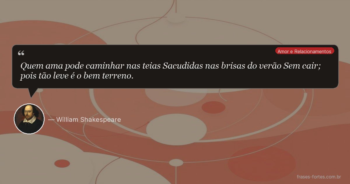 Frase de William Shakespeare