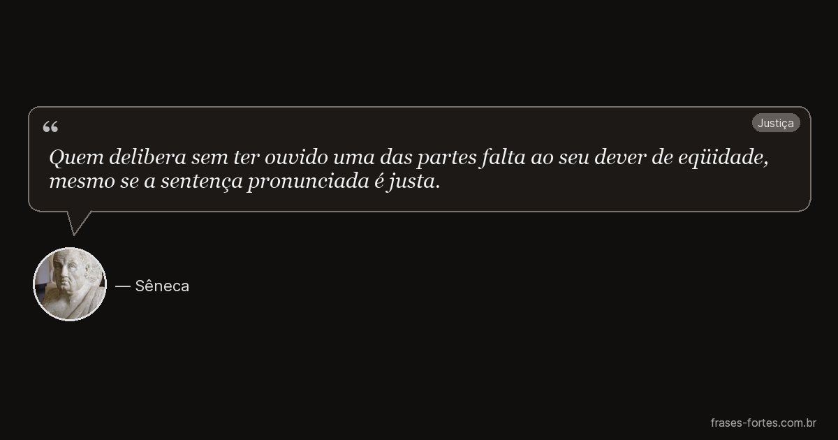 Frase de Sêneca