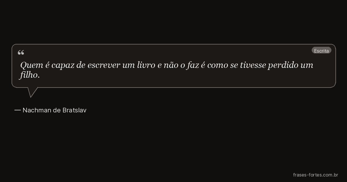 Frase de Nachman de Bratslav