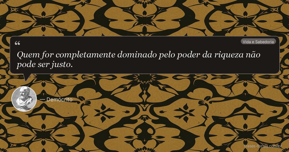 Frase de Demócrito