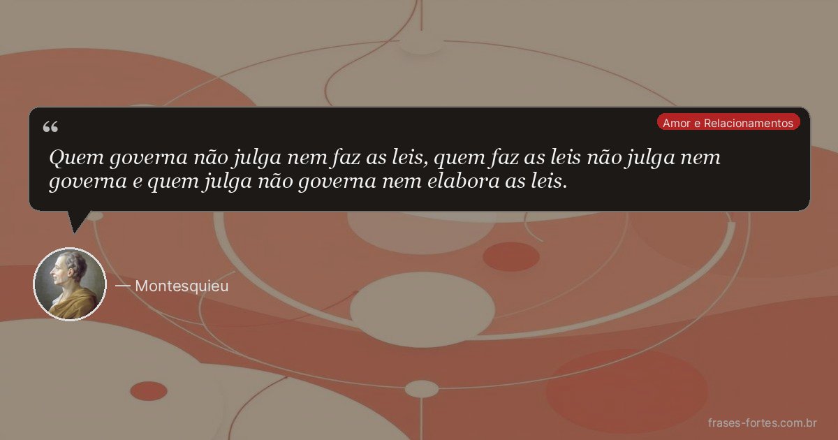 Frase de Montesquieu