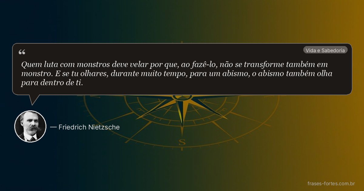 Frase de Friedrich Nietzsche