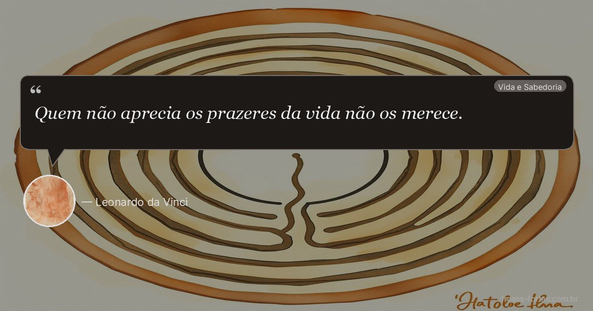 Frase de Leonardo da Vinci
