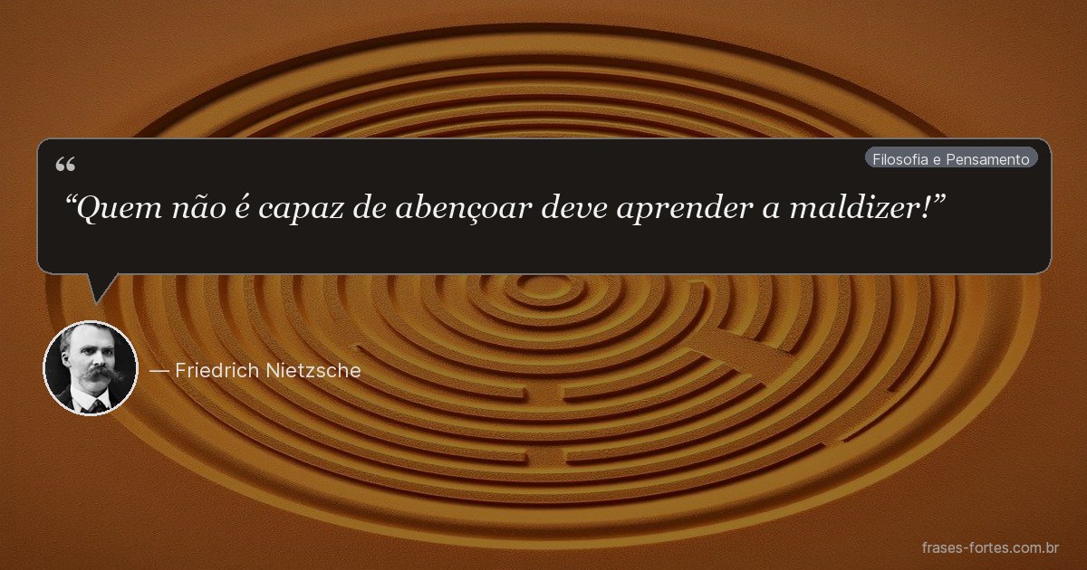 Frase de Friedrich Nietzsche