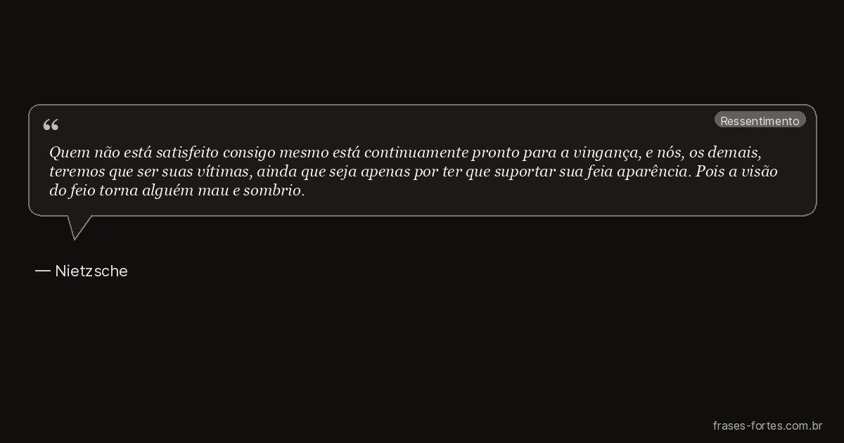 Frase de Nietzsche