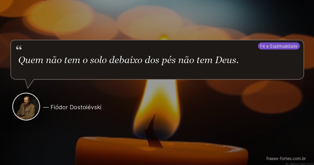 Frase de Fiódor Dostoiévski