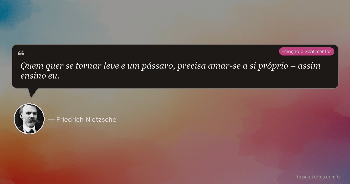 Frase de Friedrich Nietzsche