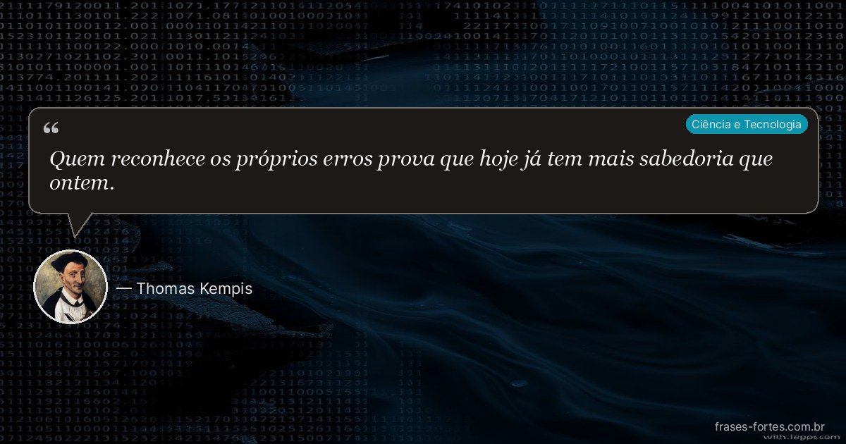 Frase de Thomas Kempis