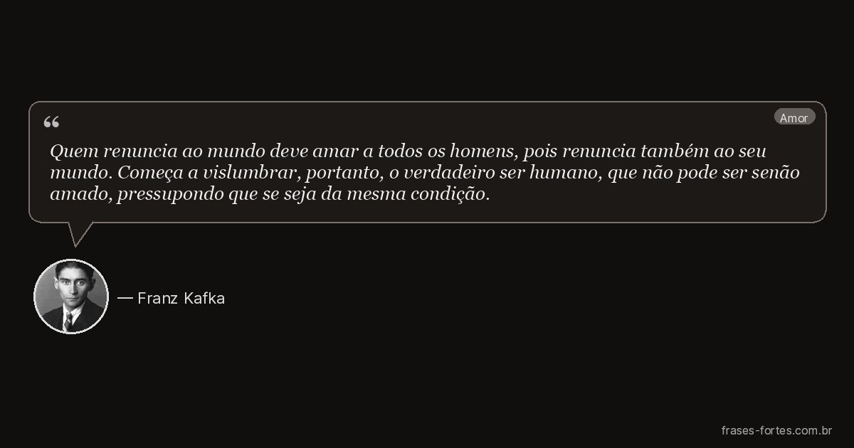 Frase de Franz Kafka