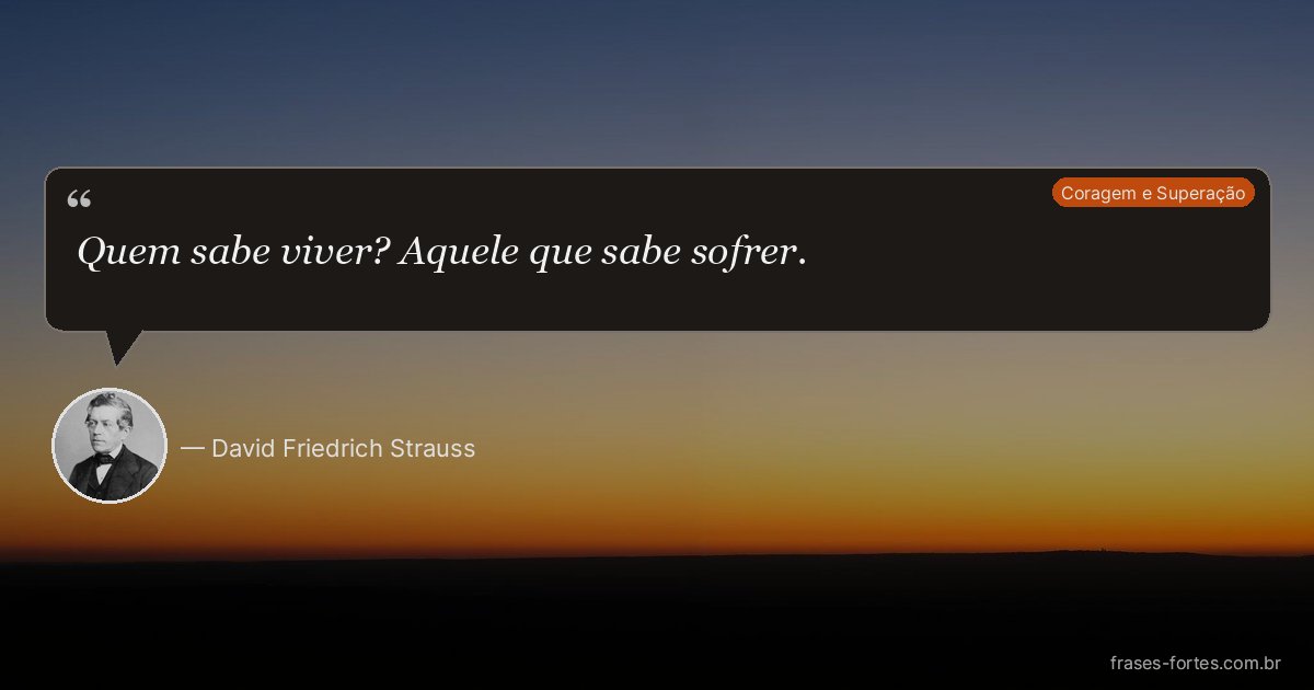 Frase de David Friedrich Strauss