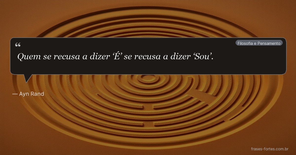 Frase de Ayn Rand