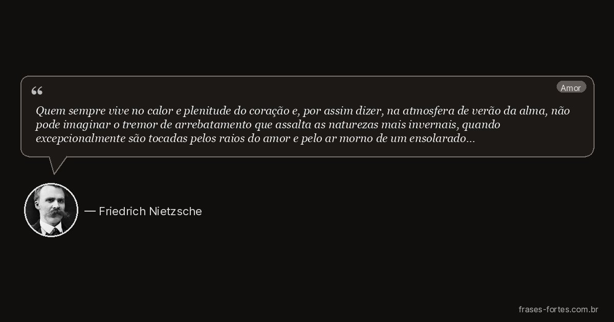 Frase de Friedrich Nietzsche