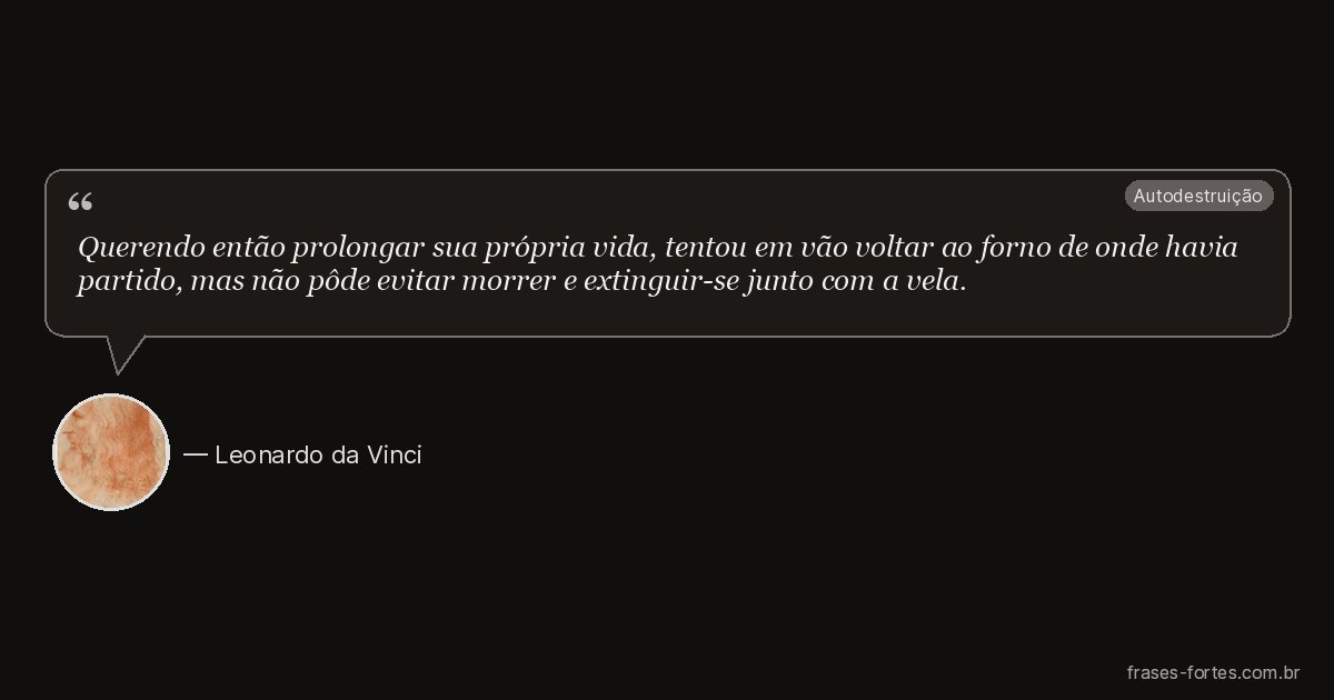 Frase de Leonardo da Vinci