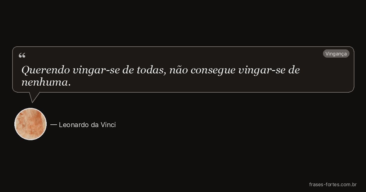 Frase de Leonardo da Vinci