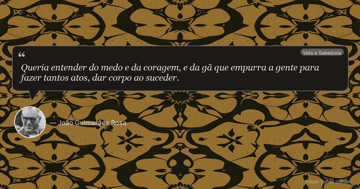 Frase de João Guimarães Rosa