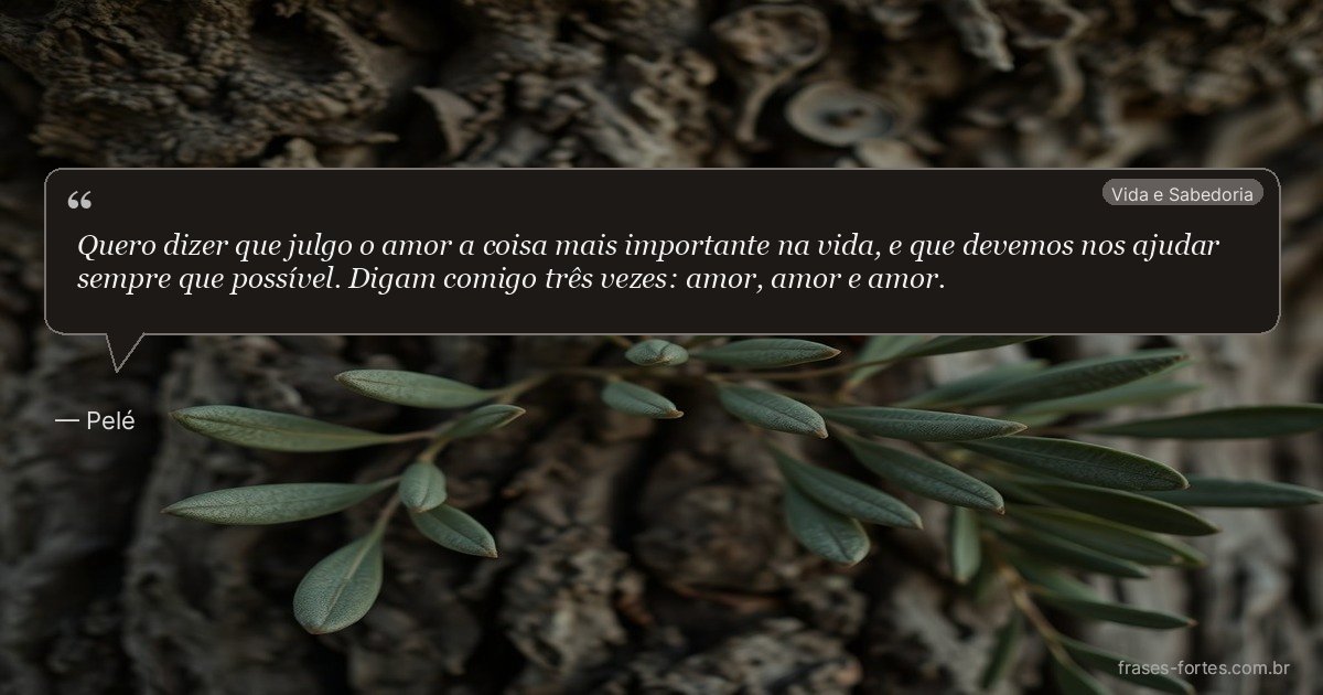 Frase de Pelé