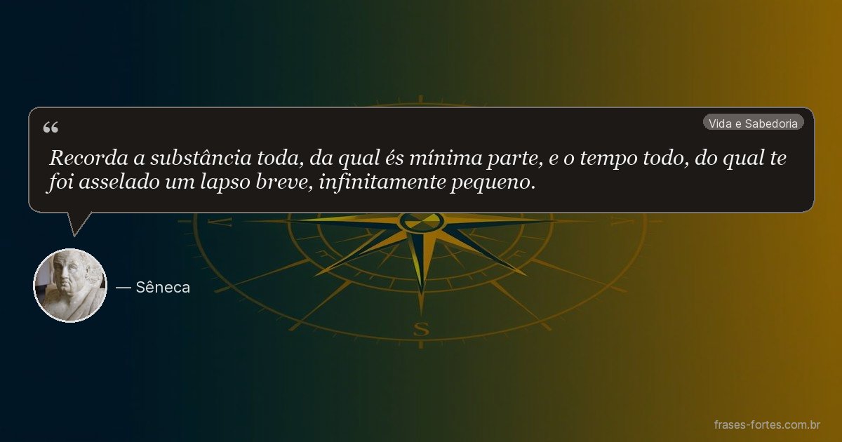 Frase de Marco Aurélio