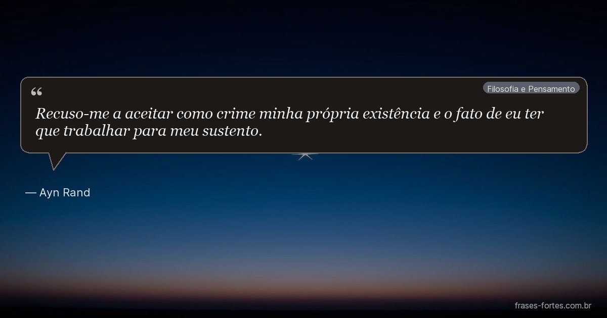 Frase de Ayn Rand