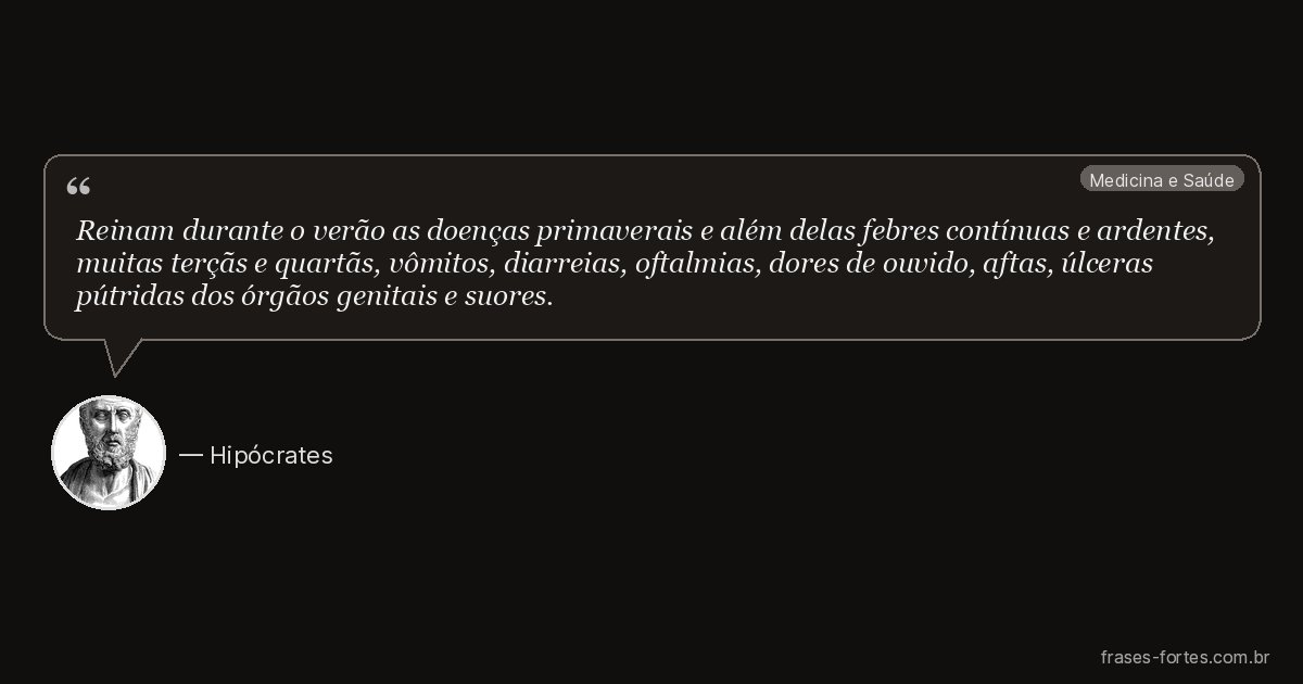 Frase de Hipócrates