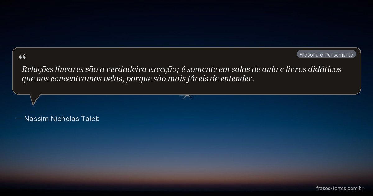 Frase de Nassim Nicholas Taleb