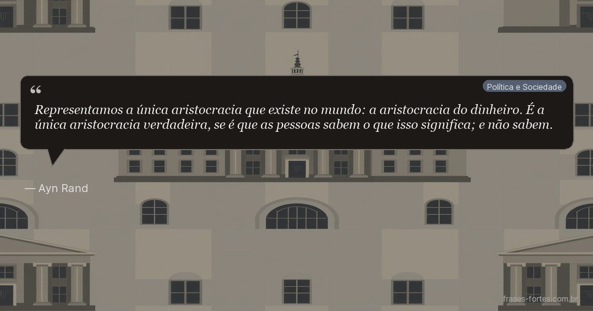 Frase de Ayn Rand