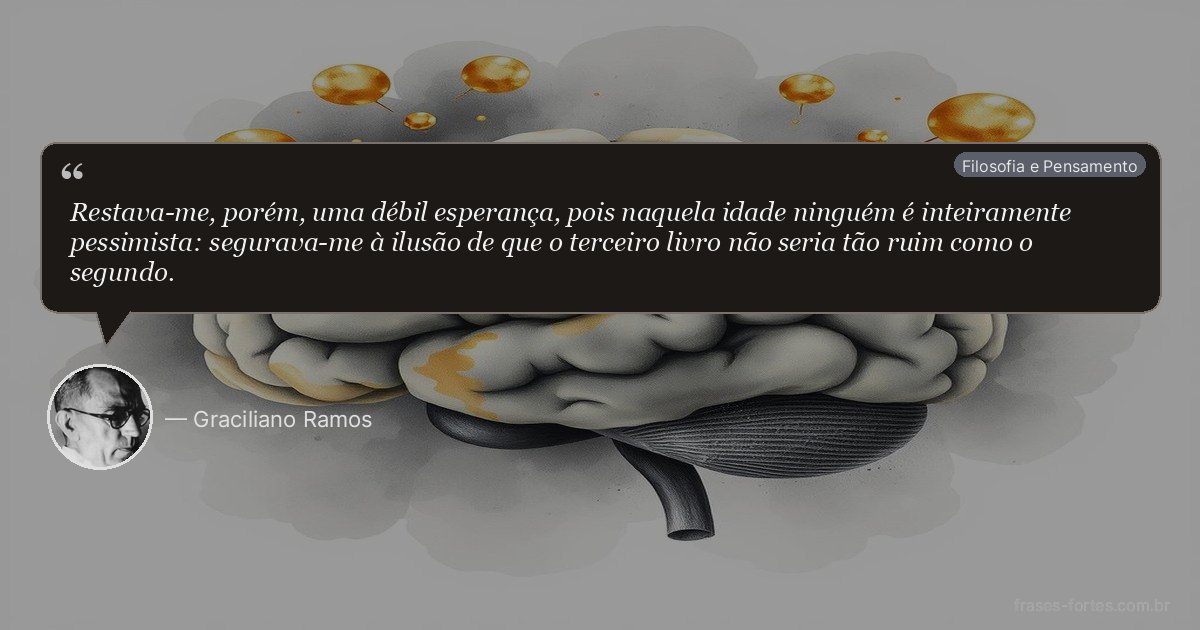 Frase de Graciliano Ramos