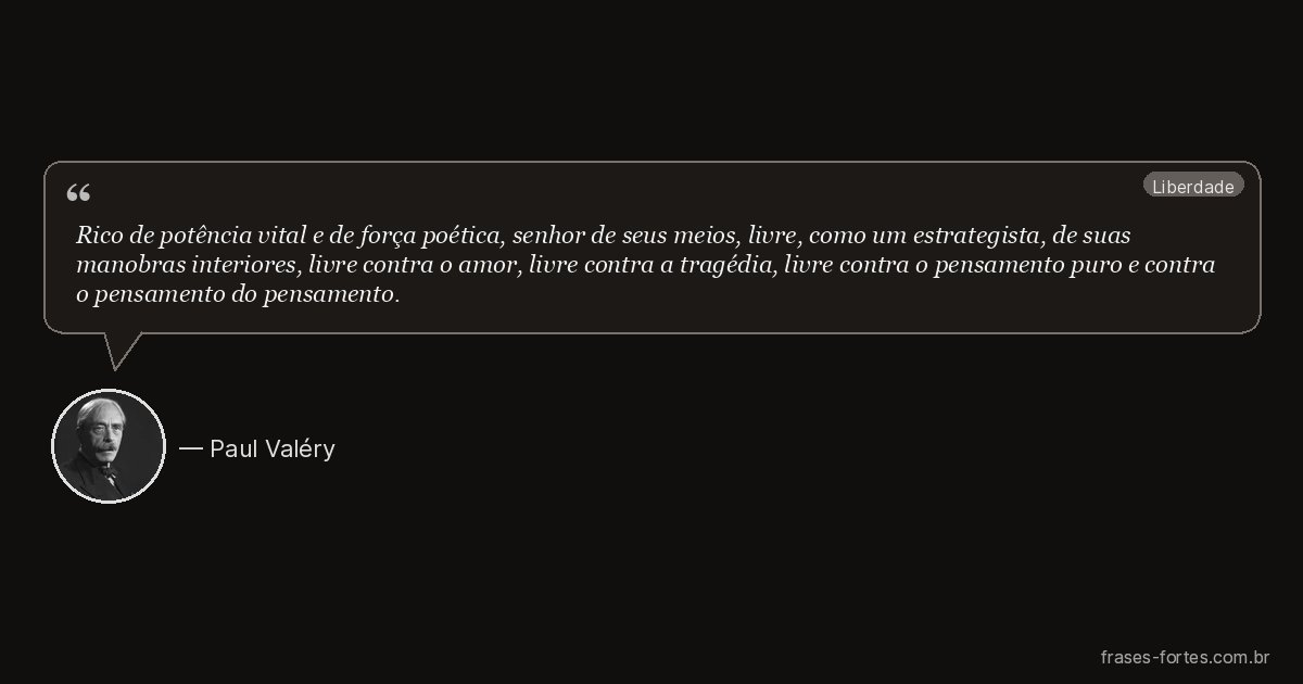 Frase de Paul Valéry