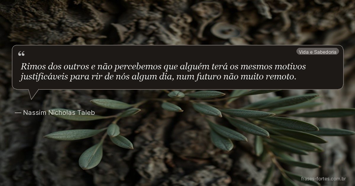 Frase de Nassim Nicholas Taleb